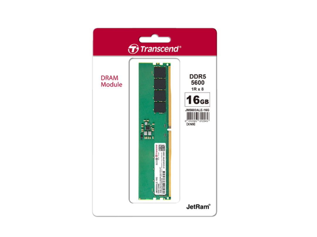 Buy Transcend 16GB DDR5 5600MHz Desktop RAM – in Qatar Buy Transcend 16GB DDR5 5600MHz Desktop RAM – in Qatar